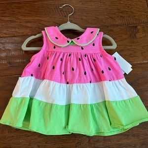 Watermelon Dress and Bloomer Set
